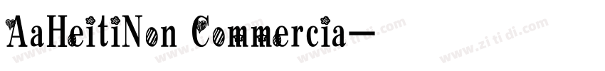 AaHeitiNon Commercia字体转换